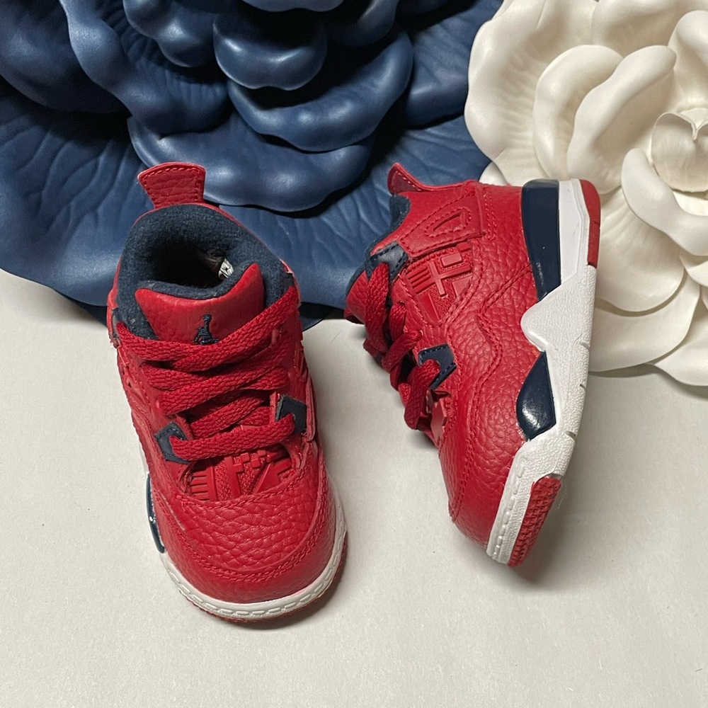 Nike Air Jordan Retro 4 FIBA GYM RED BT Toddler 4 C